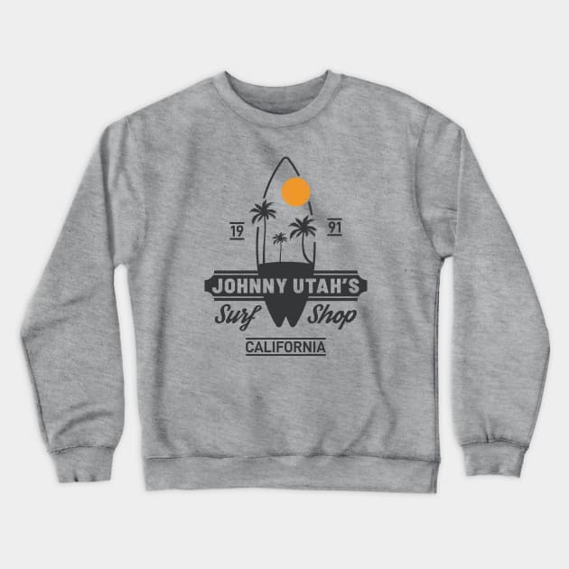 Johnny Utah's Surf Shop, Point Break Crewneck Sweatshirt by idjie